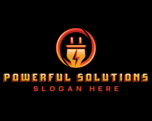 Electric Plug Power logo design