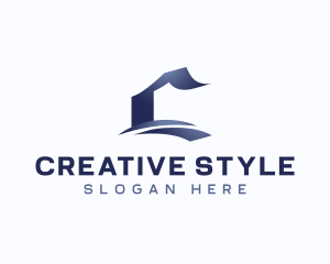 Creative Calligraphy Letter C logo design