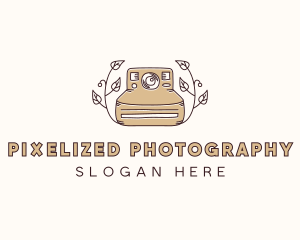 Polaroid Camera Photography logo design