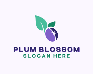 Organic Plum Fruit logo