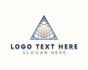 Technology Pyramid Cube logo