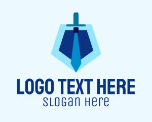 Sword Suit Tie Logo