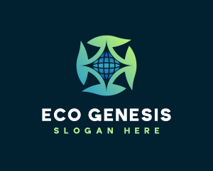 Eco Energy Electricity logo design