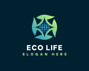 Eco Energy Electricity logo design