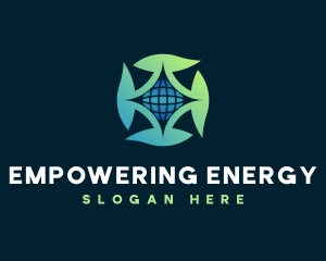 Eco Energy Electricity logo design