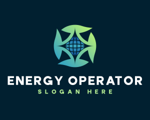 Eco Energy Electricity logo design