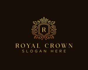 Royal Crown Shield Line  logo