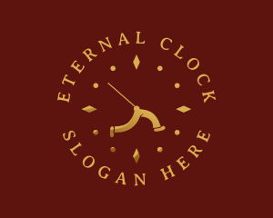 Clock Run Time logo design