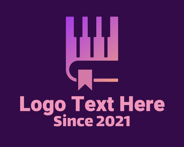 Piano Lesson logo example 1