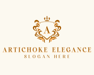 Elegant Regal Shield logo design