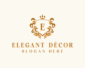 Elegant Regal Shield logo design