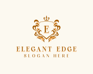Elegant Regal Shield logo design