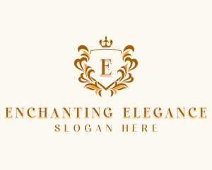 Elegant Regal Shield logo design