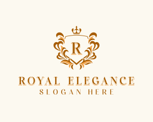 Elegant Regal Shield logo design