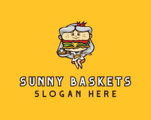 Burger Diner Mascot logo design