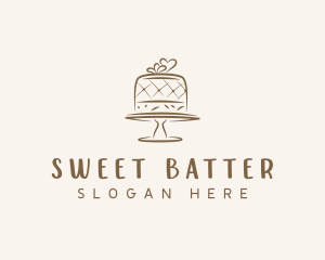 Cake Pastry Sweets logo design