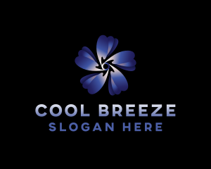 HVAC Fan Cooling logo design