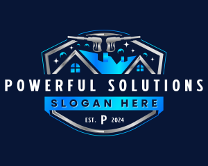 Pressure Washing Janitorial logo design