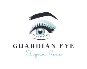 Eye  Makeup  Beauty logo design