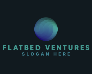 Gradient Globe Company logo design