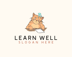 Cat Learning Center  logo design