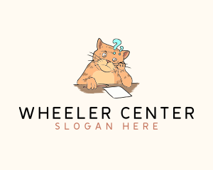 Cat Learning Center  logo design