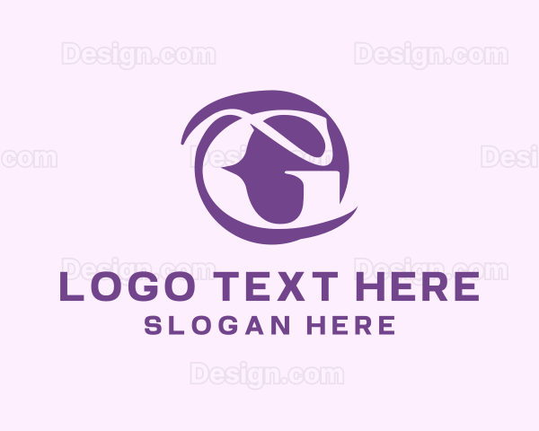 Fancy Purple Letter G Logo