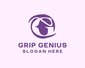 Fancy Purple Letter G logo design