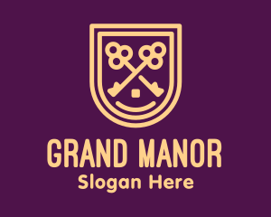 Real Estate Mansion Badge logo