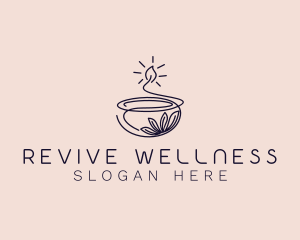 Wellness Candle Spa logo design