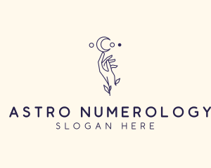 Astrology Moon Hand logo