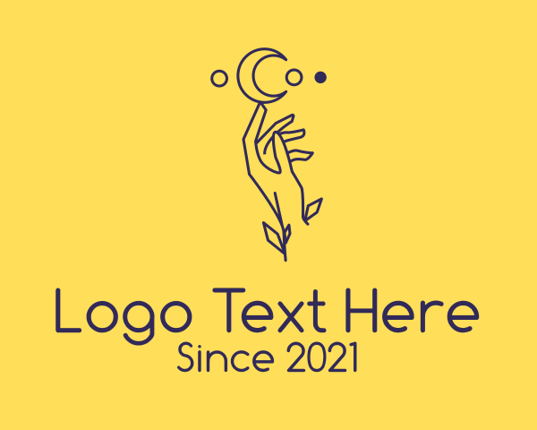 Hand logo example 2