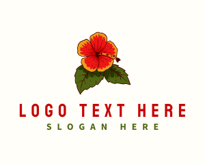 Hawaii State Flower Hibiscus logo