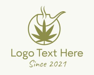 Marijuana Pipe Smoke  logo