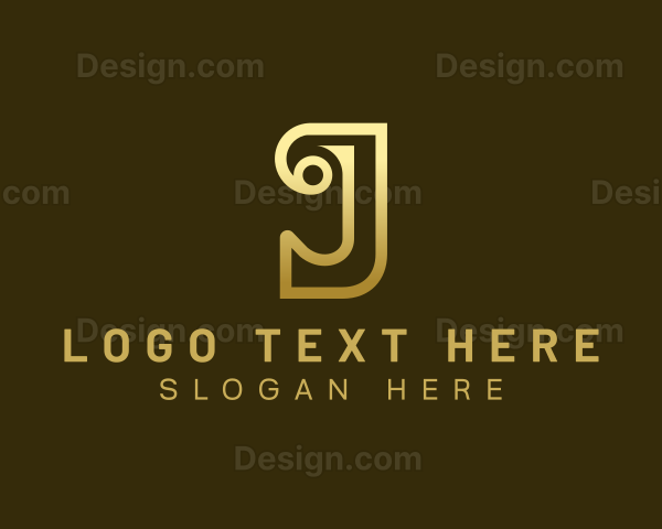 Luxury Premium Letter J Logo