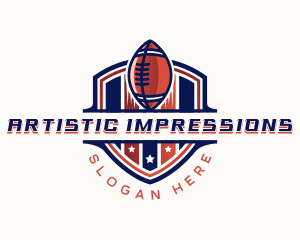 American Football Gridiron logo design