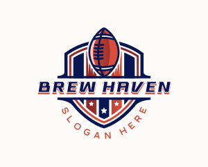 American Football Gridiron logo design