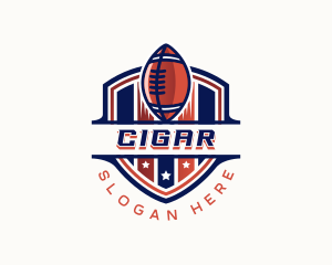 American Football Gridiron logo design