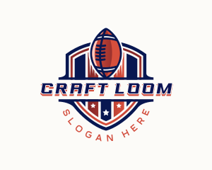 American Football Gridiron logo design