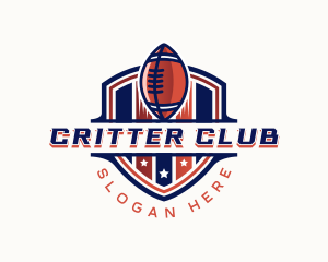 American Football Gridiron logo design