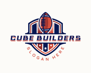 American Football Gridiron logo design