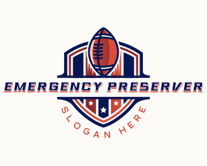 American Football Gridiron logo design