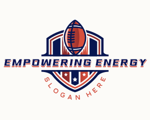 American Football Gridiron logo design