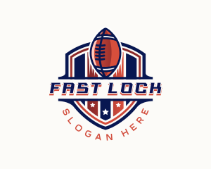 American Football Gridiron logo design