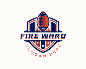 American Football Gridiron logo design