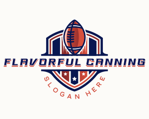 American Football Gridiron logo design