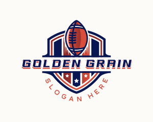 American Football Gridiron logo design