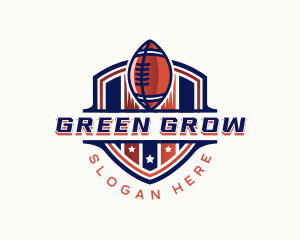 American Football Gridiron logo design