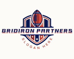 American Football Gridiron logo design