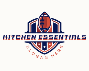 American Football Gridiron logo design